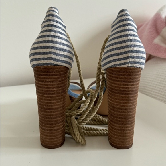 Steve Madden Coastal Stripped Heels - Picture 4 of 4